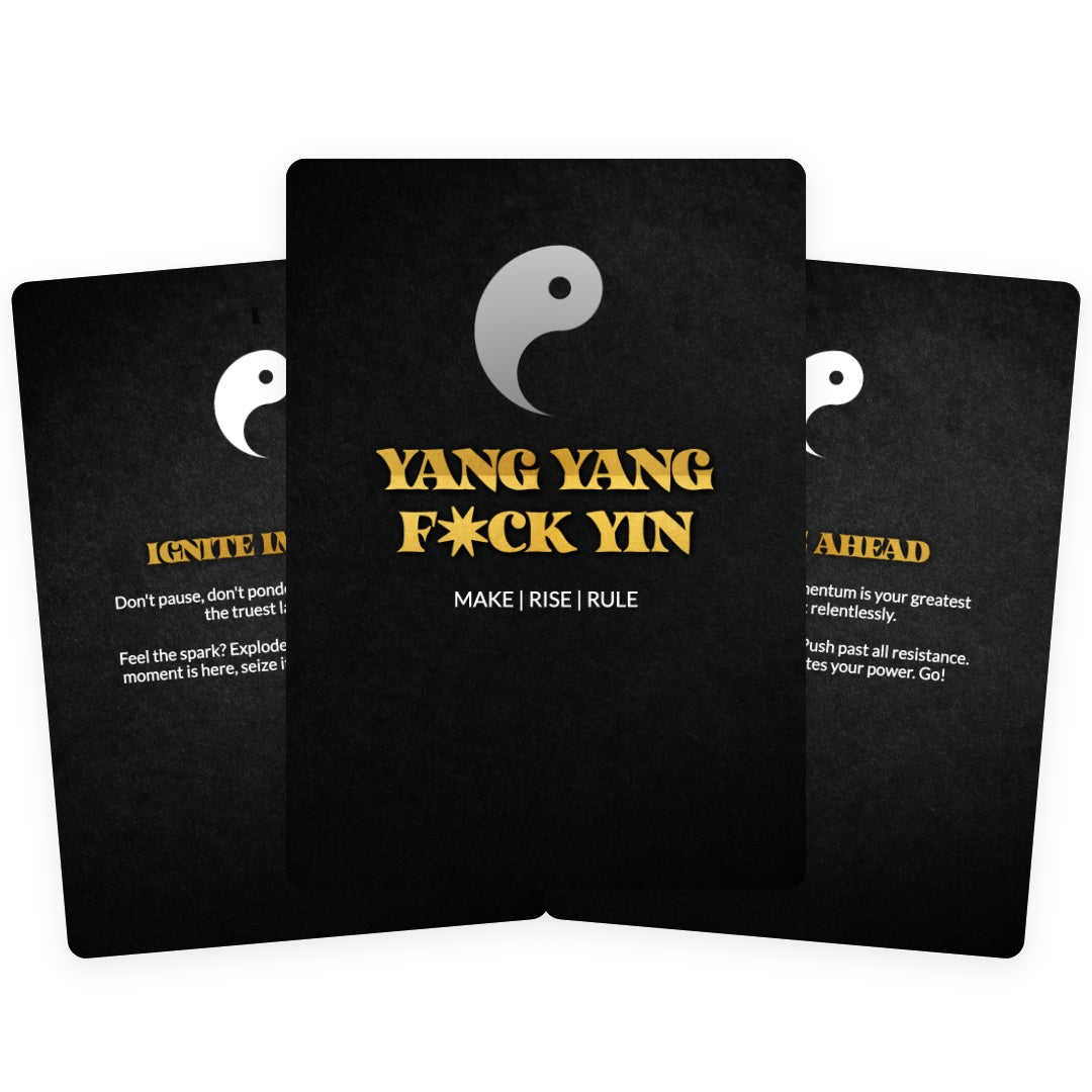 Yang Yang F*CK Yin | 78 Oracle Cards | MAKE | RISE | RULE