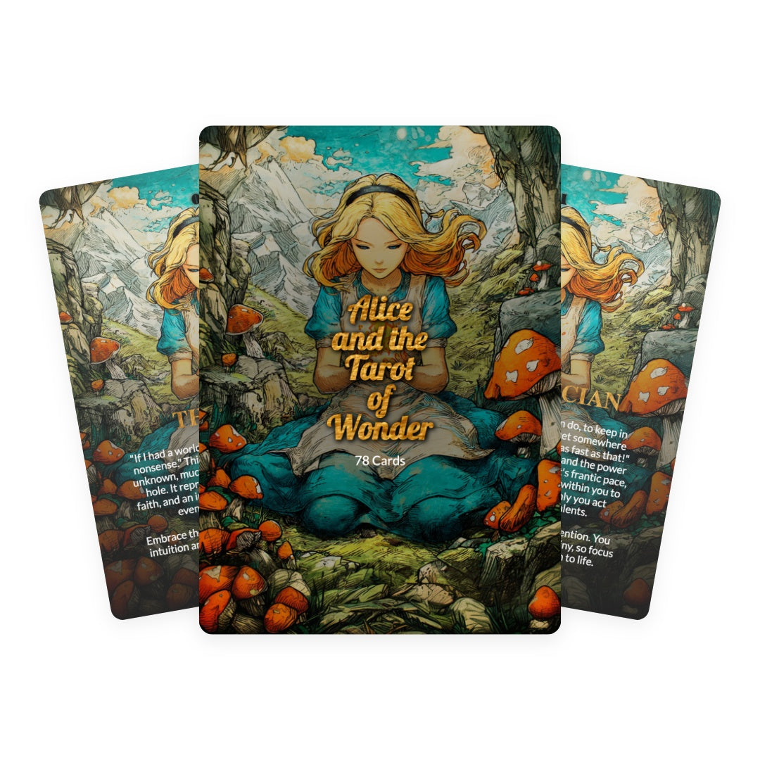 Alice and the Tarot of Wonder - 78 Cards