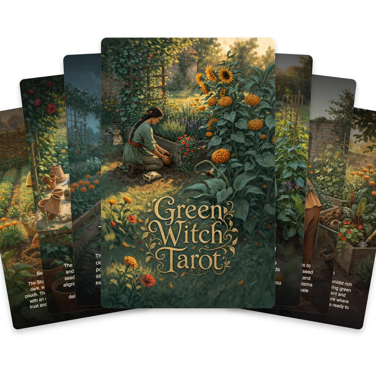 Green Witch Tarot — arrangement 1