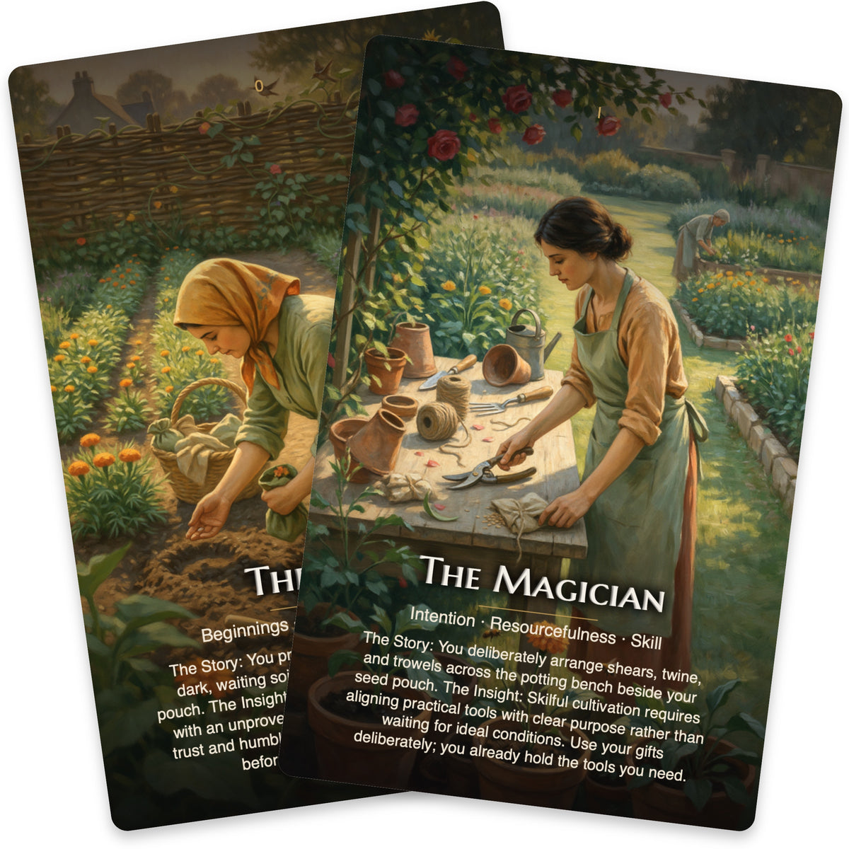 Green Witch Tarot — arrangement 10