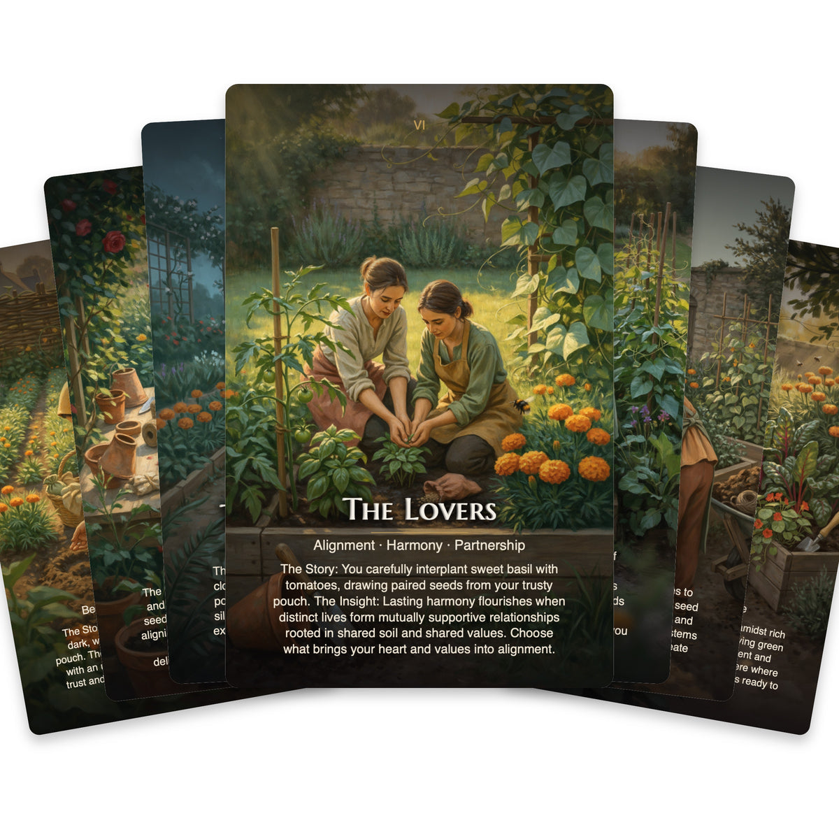 Green Witch Tarot — arrangement 2