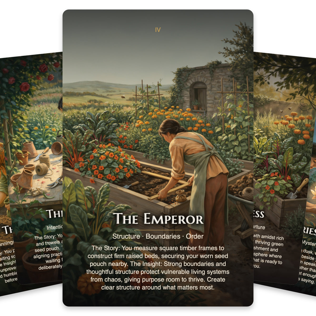 Green Witch Tarot — arrangement 3