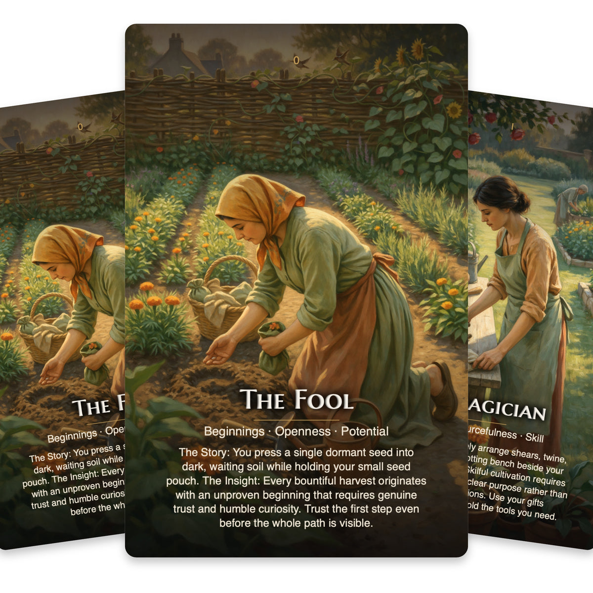 Green Witch Tarot — arrangement 5