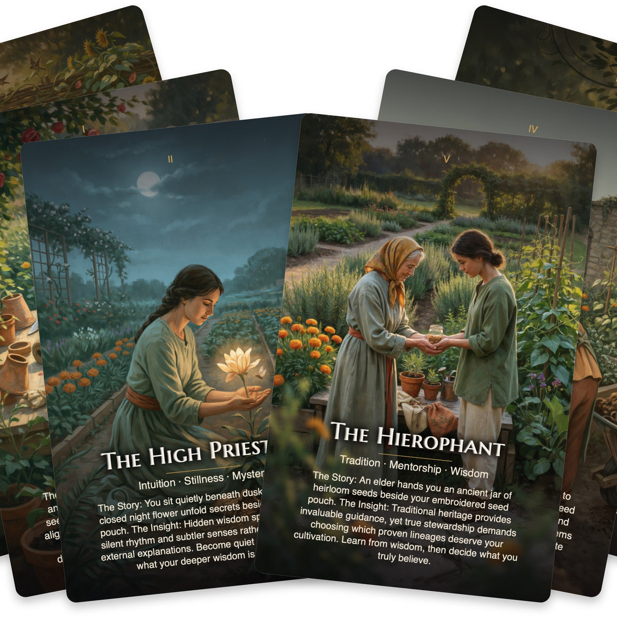 Green Witch Tarot — arrangement 6