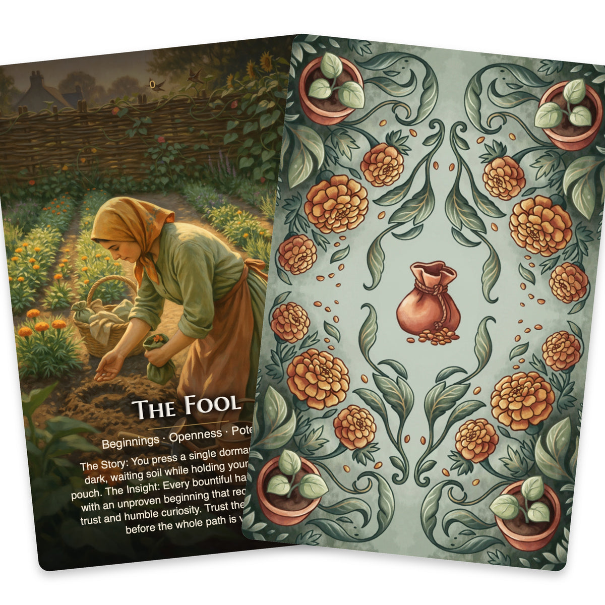 Green Witch Tarot — arrangement 7