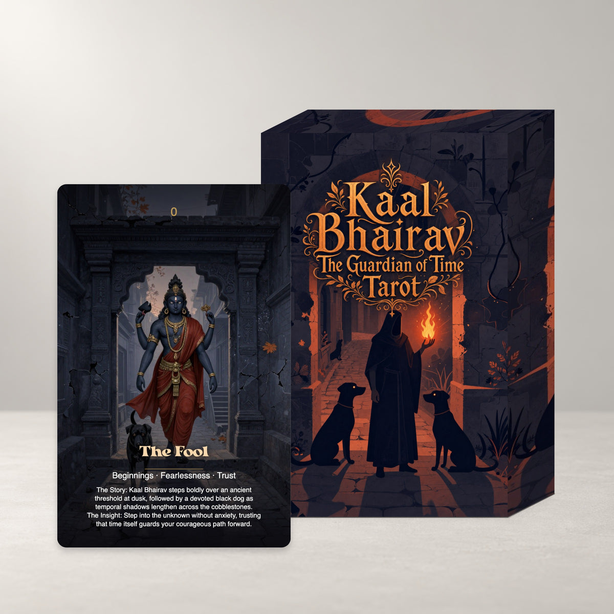 Kaal Bhairav The Guardian of Time Tarot — arrangement 1