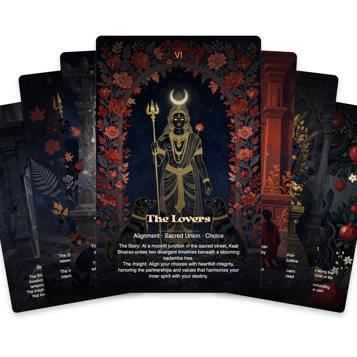 Kaal Bhairav The Guardian of Time Tarot — arrangement 3