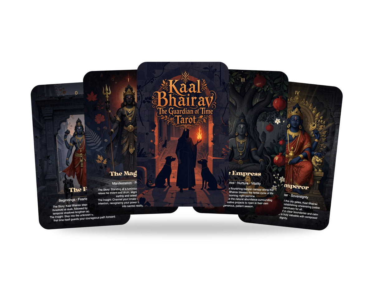 Kaal Bhairav The Guardian of Time Tarot — arrangement 7