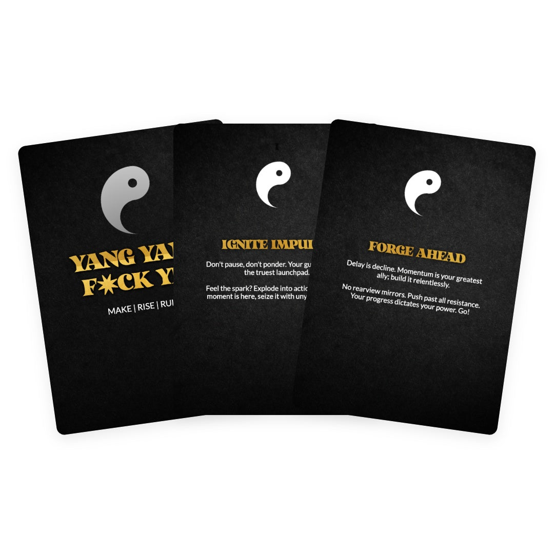 Yang Yang F*CK Yin | 78 Oracle Cards | MAKE | RISE | RULE