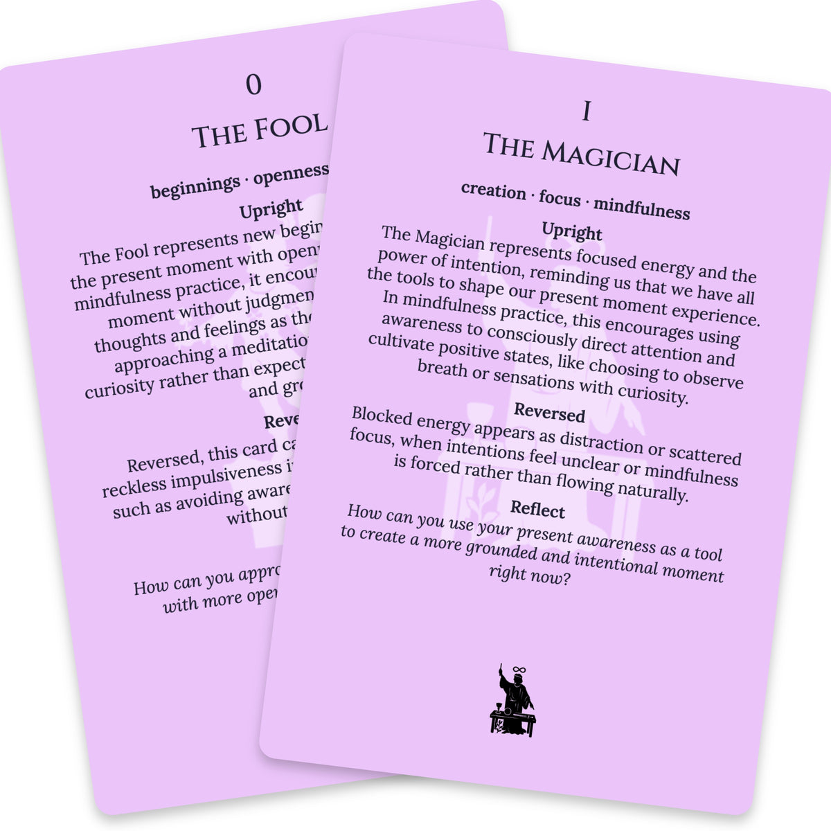 The Tarot of Mindfulness — For Beginners — arrangement 10
