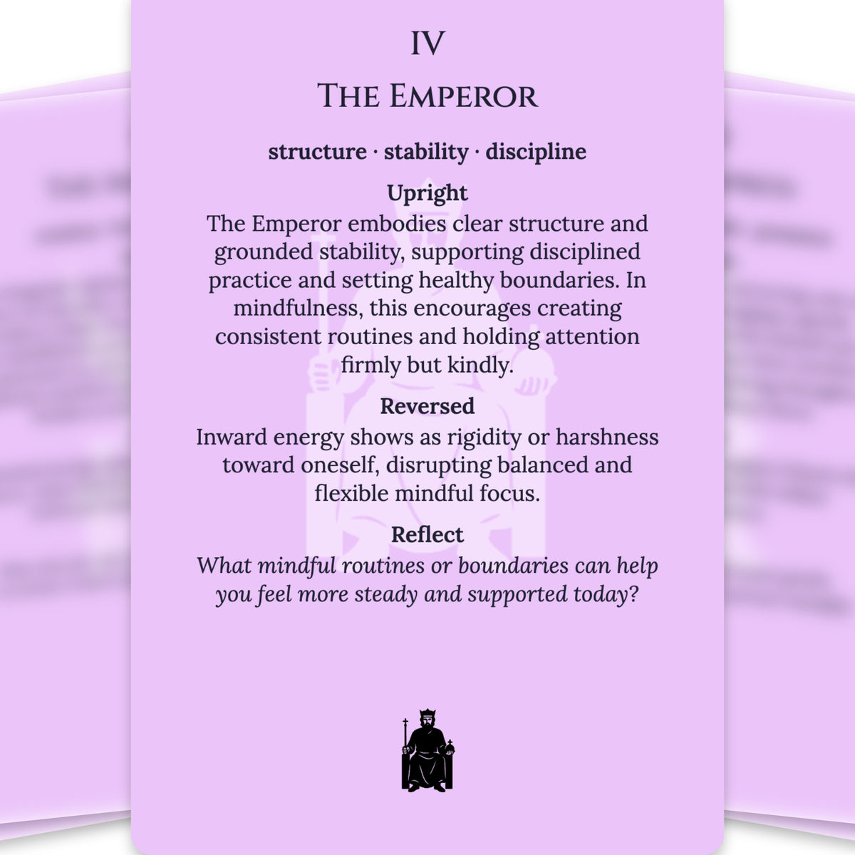 The Tarot of Mindfulness — For Beginners — arrangement 11