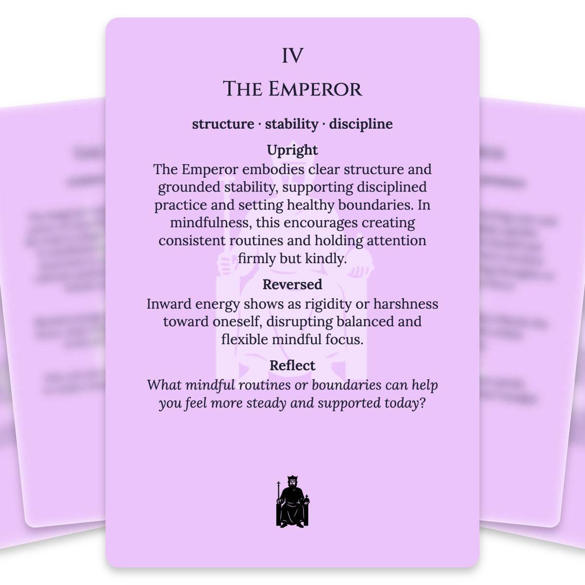 The Tarot of Mindfulness — For Beginners — arrangement 3