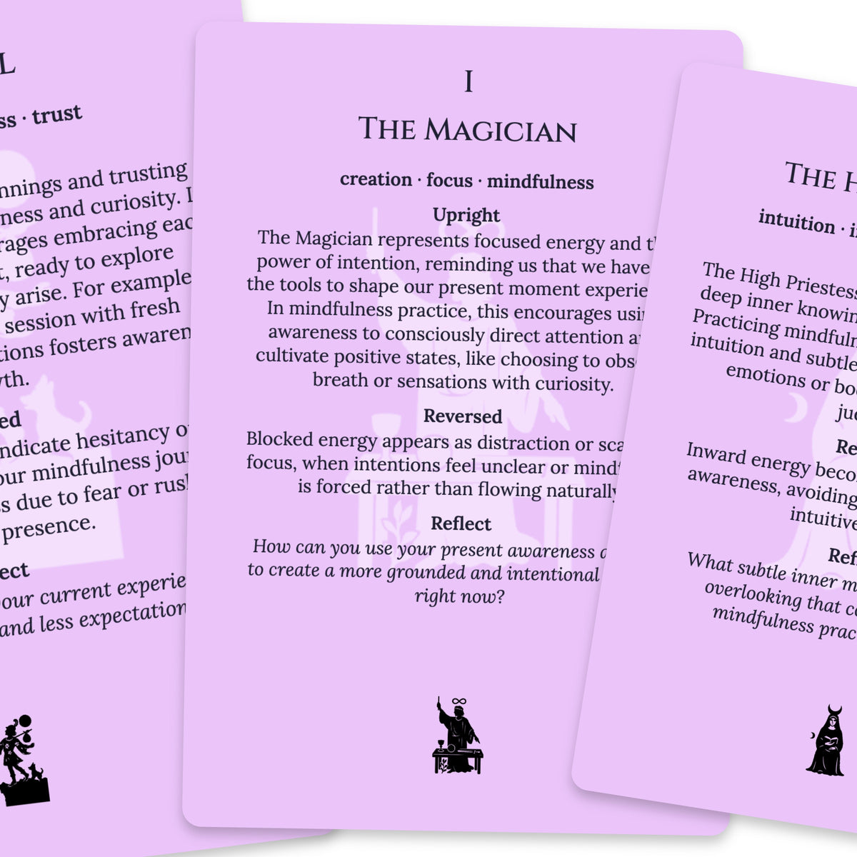 The Tarot of Mindfulness — For Beginners — arrangement 4