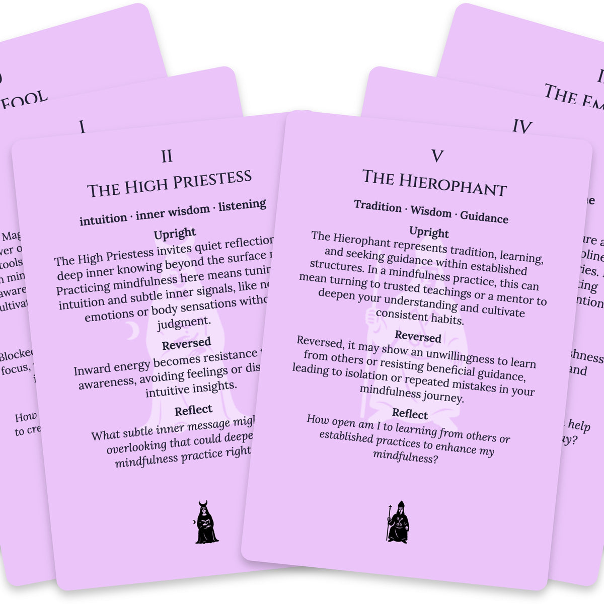 The Tarot of Mindfulness — For Beginners — arrangement 6