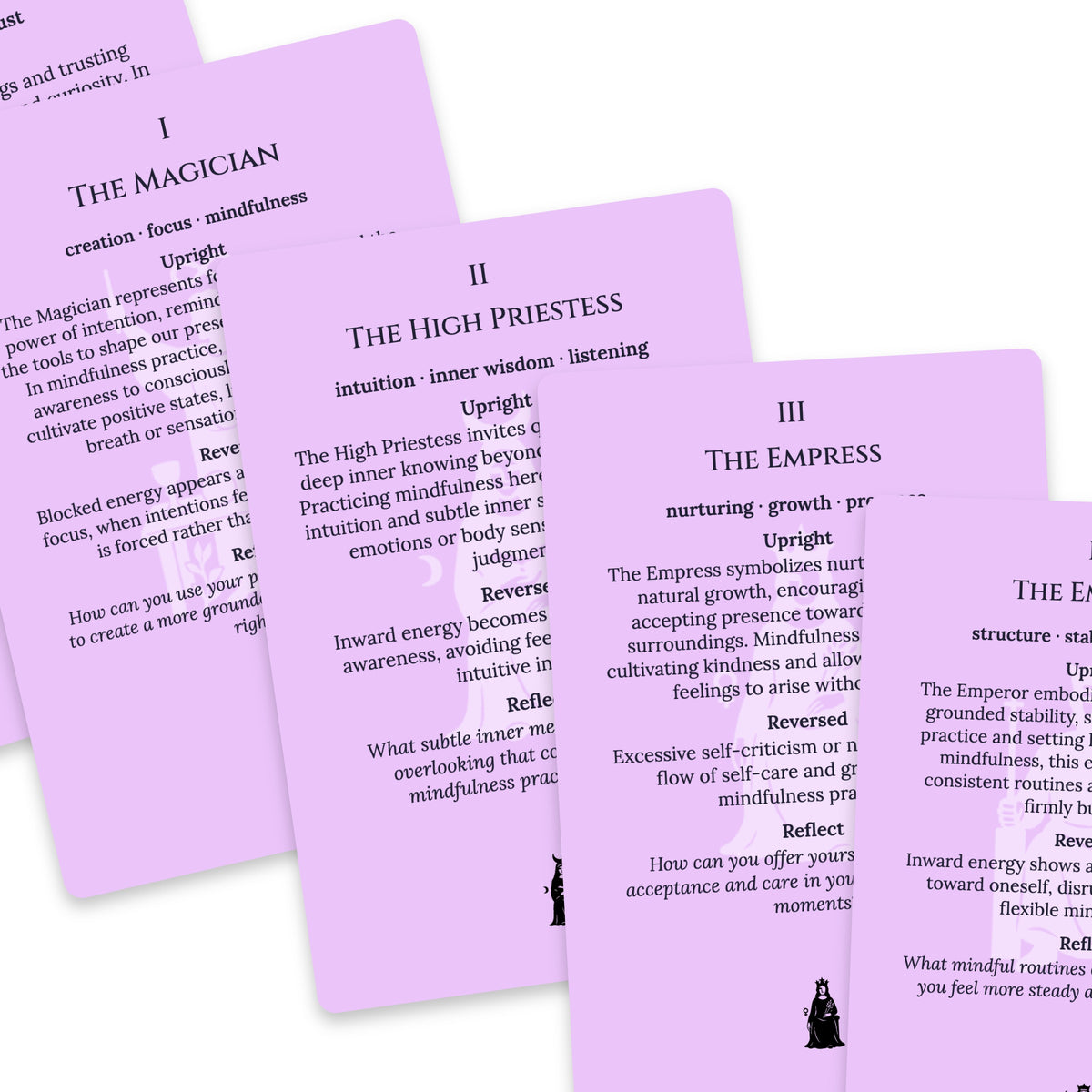 The Tarot of Mindfulness — For Beginners — arrangement 8