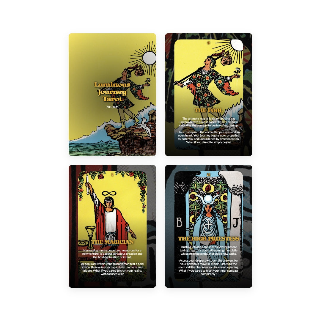 Luminous Journey Tarot - 78 cards