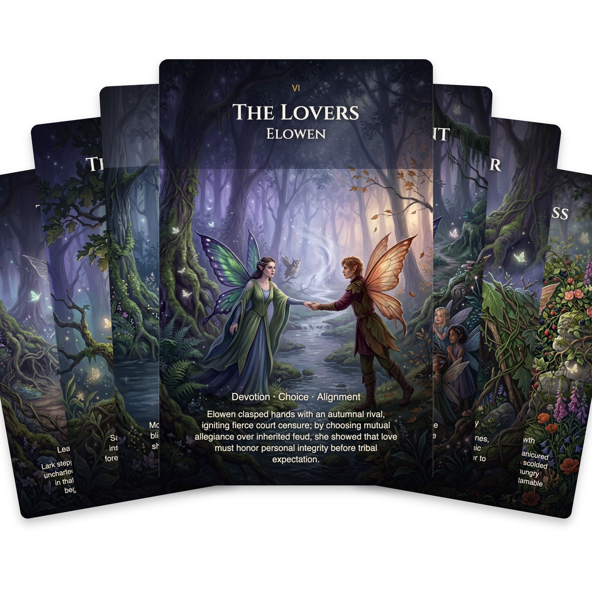 Rebel Fairies Tarot — arrangement 2