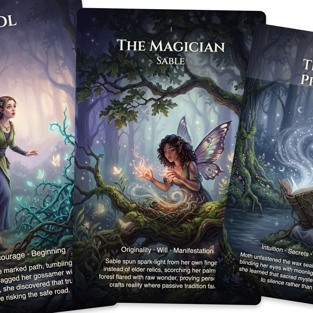 Rebel Fairies Tarot — arrangement 4