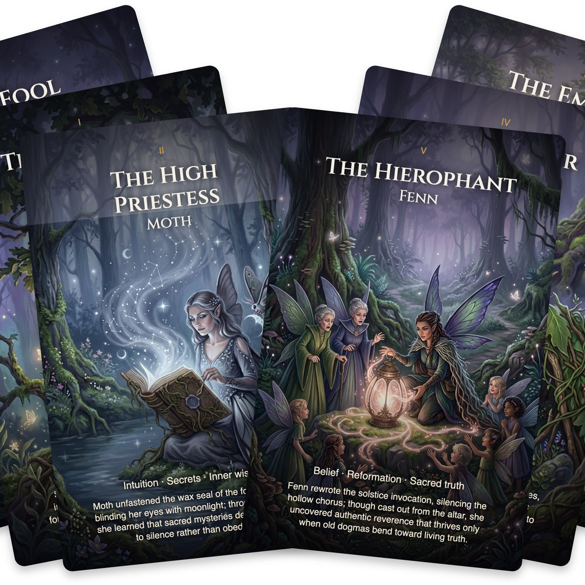Rebel Fairies Tarot — arrangement 6