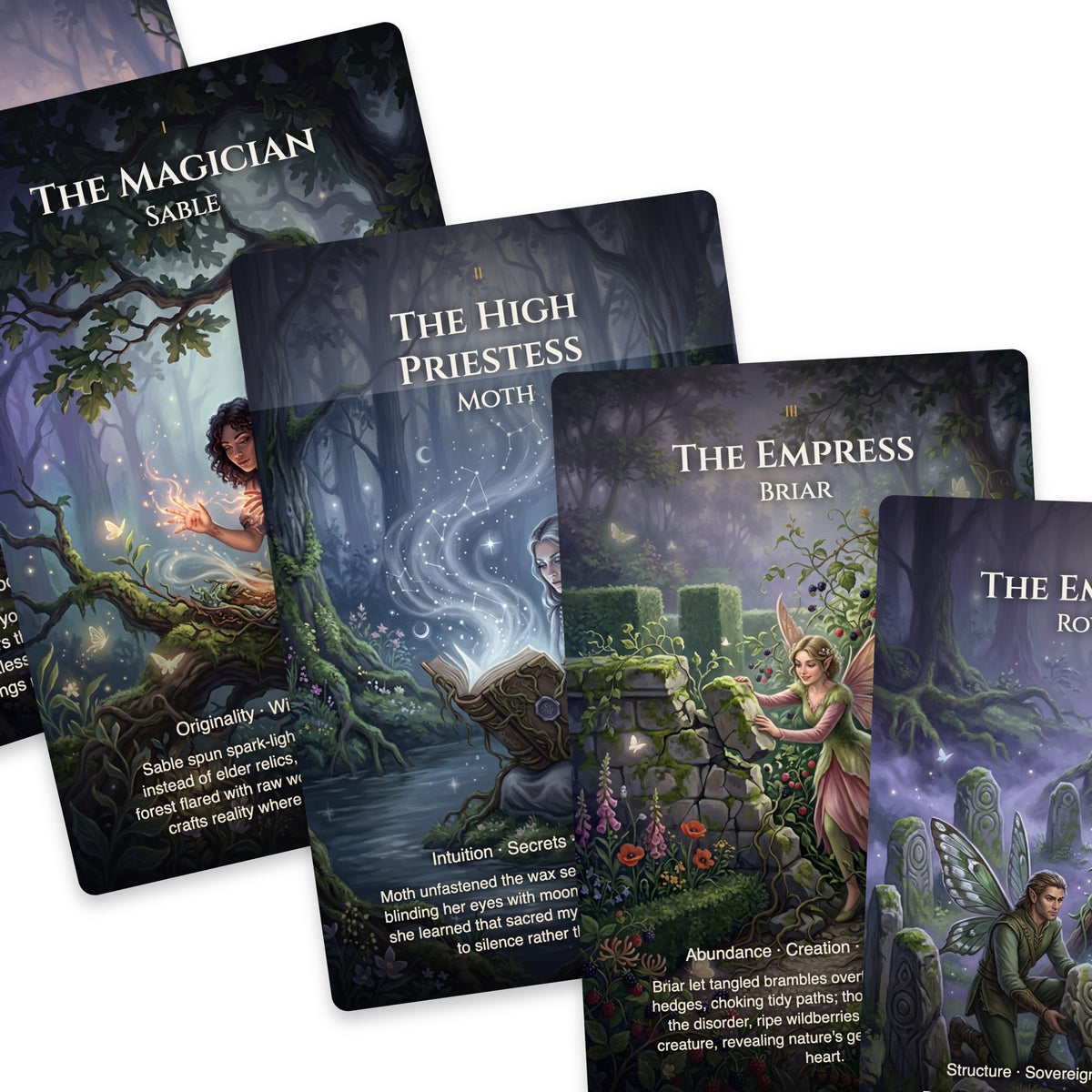 Rebel Fairies Tarot — arrangement 8