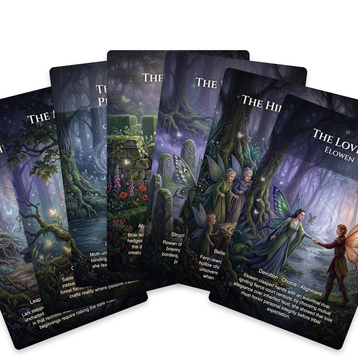 Rebel Fairies Tarot — arrangement 9