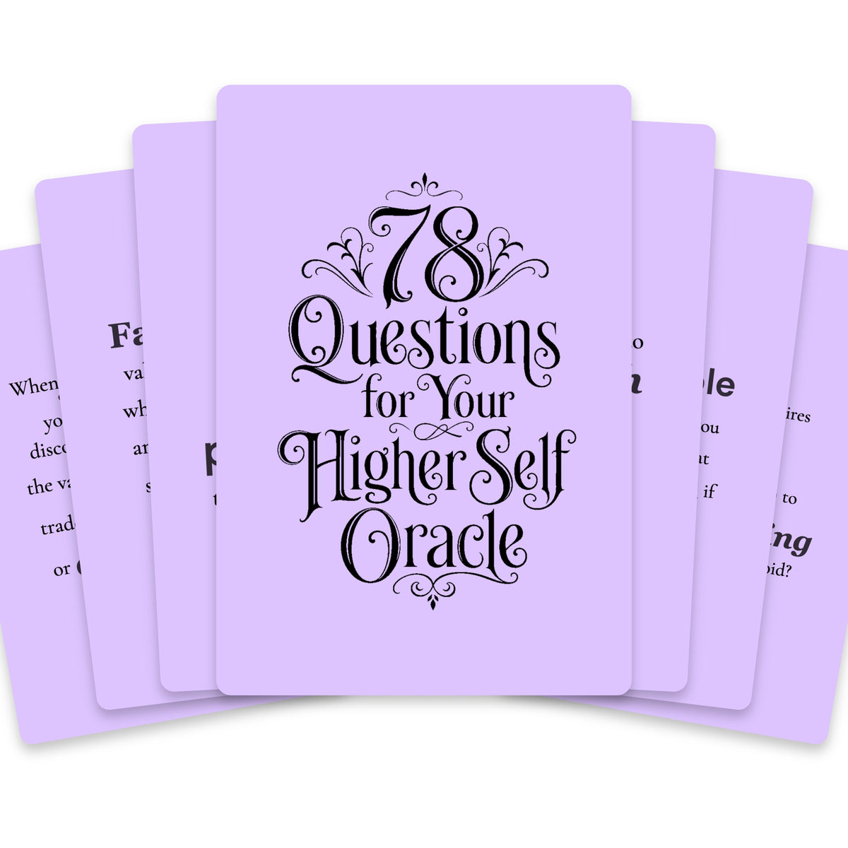 78 Questions for Your Higher Self Oracle — arrangement 1