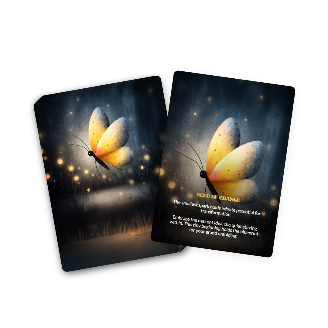 One Butterfly, 78 Transformations - Oracle Cards