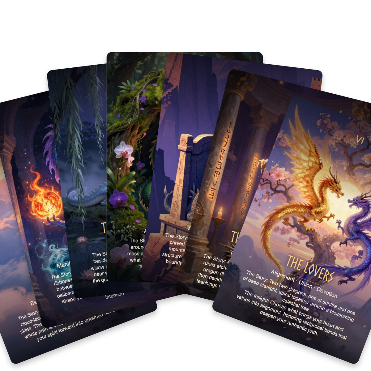 The Dragon Spirit Oracle — arrangement 9