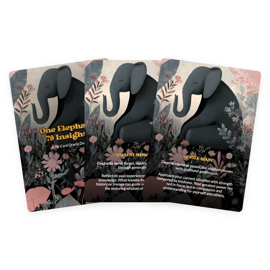 One Elephant, 78 Insights - Oracle Cards