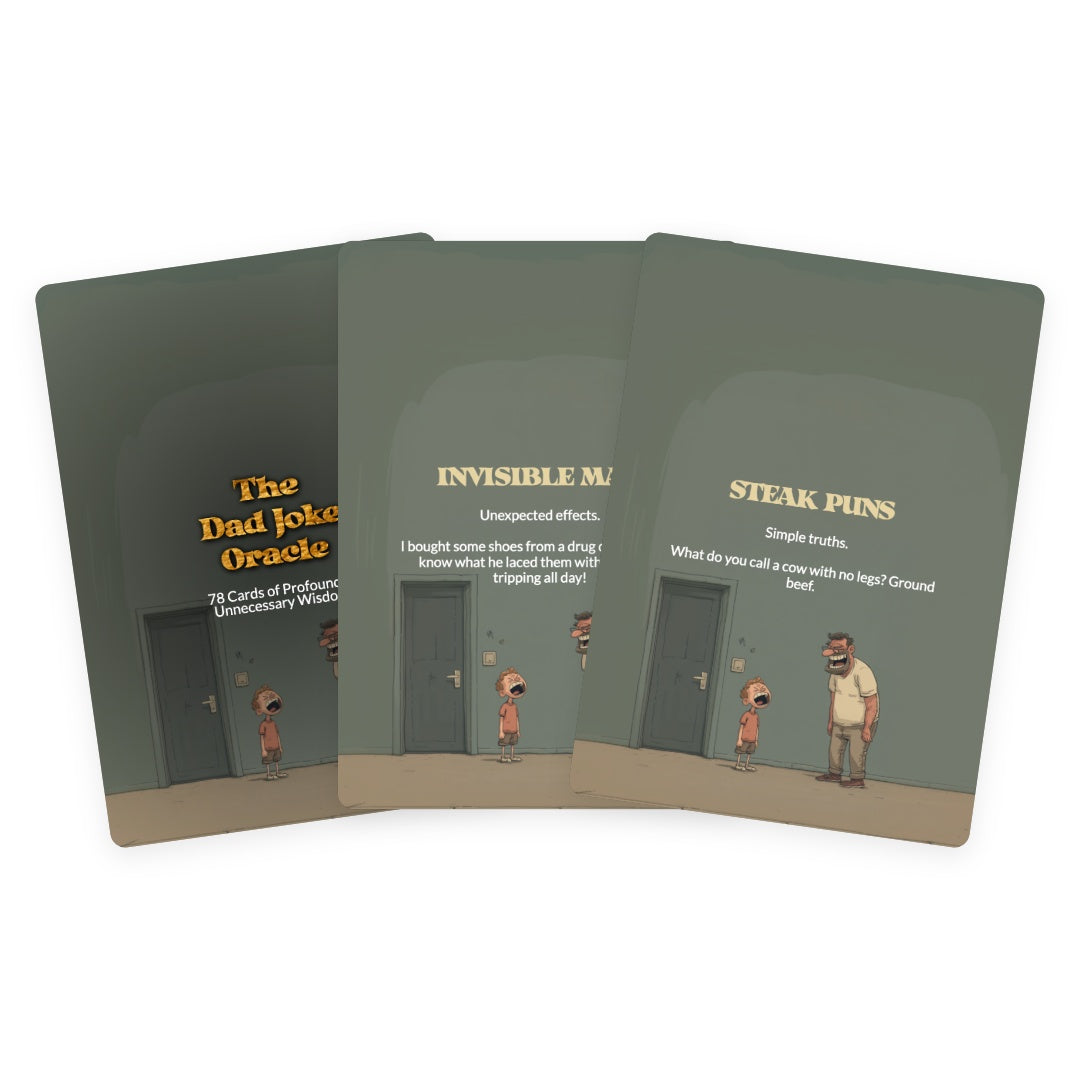 Dad Joke Oracle - 78 Cards of Profoundly  Unnecessary Wisdom
