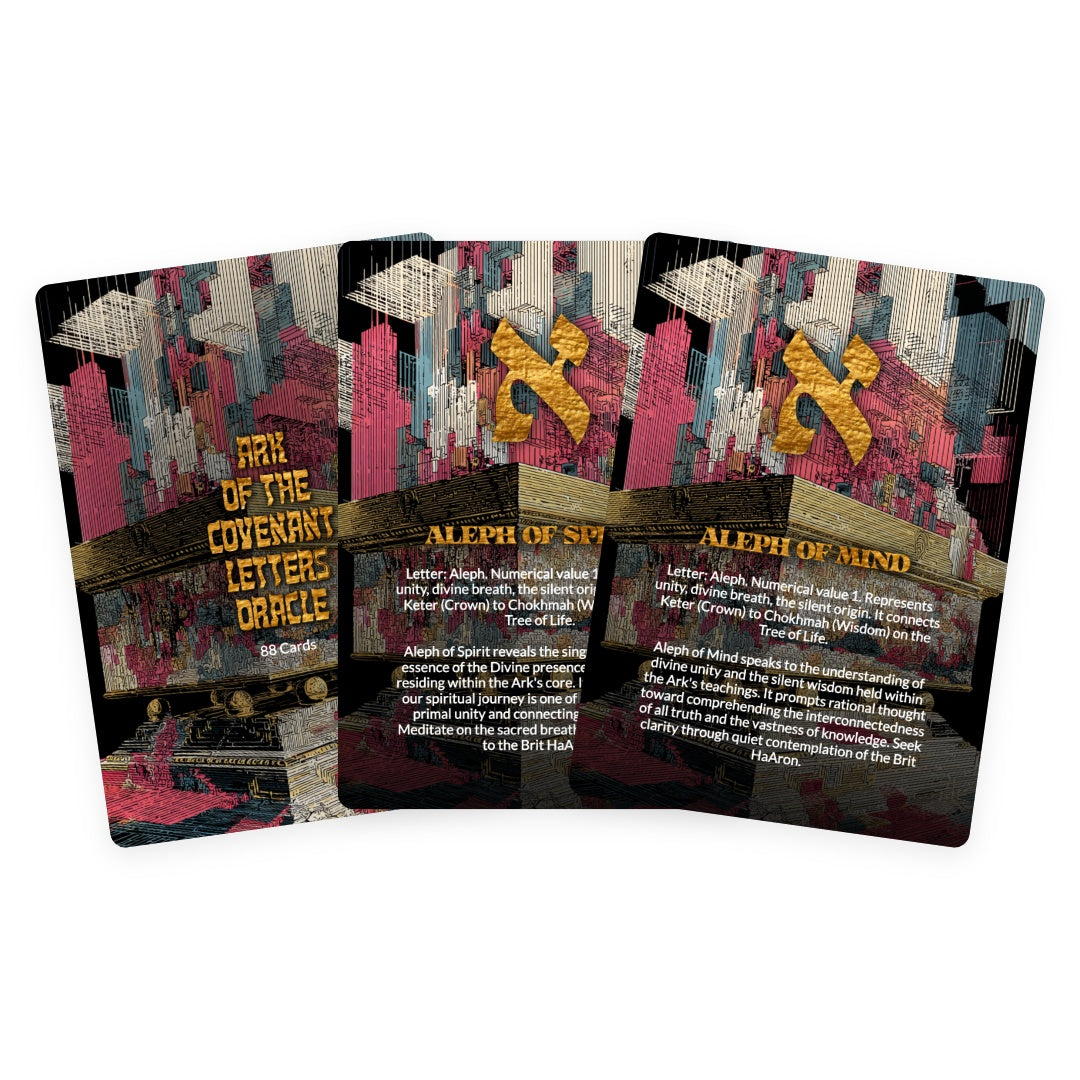 Ark of Covenant Letters Oracle - 88 Cards Deck