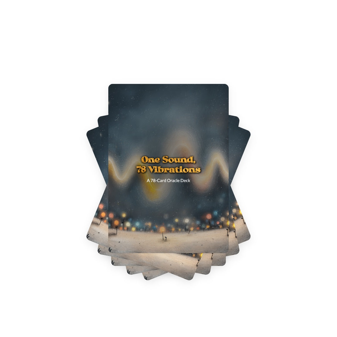 One Sound, 78 Vibrations - Oracle Cards