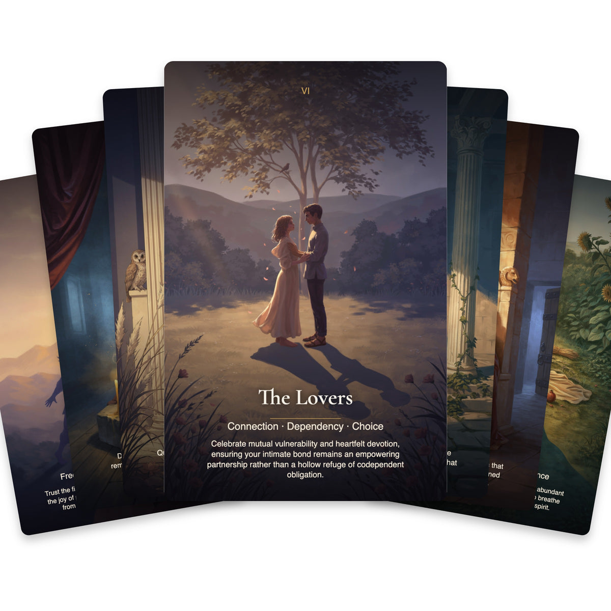 Shadow & Light Tarot — arrangement 2