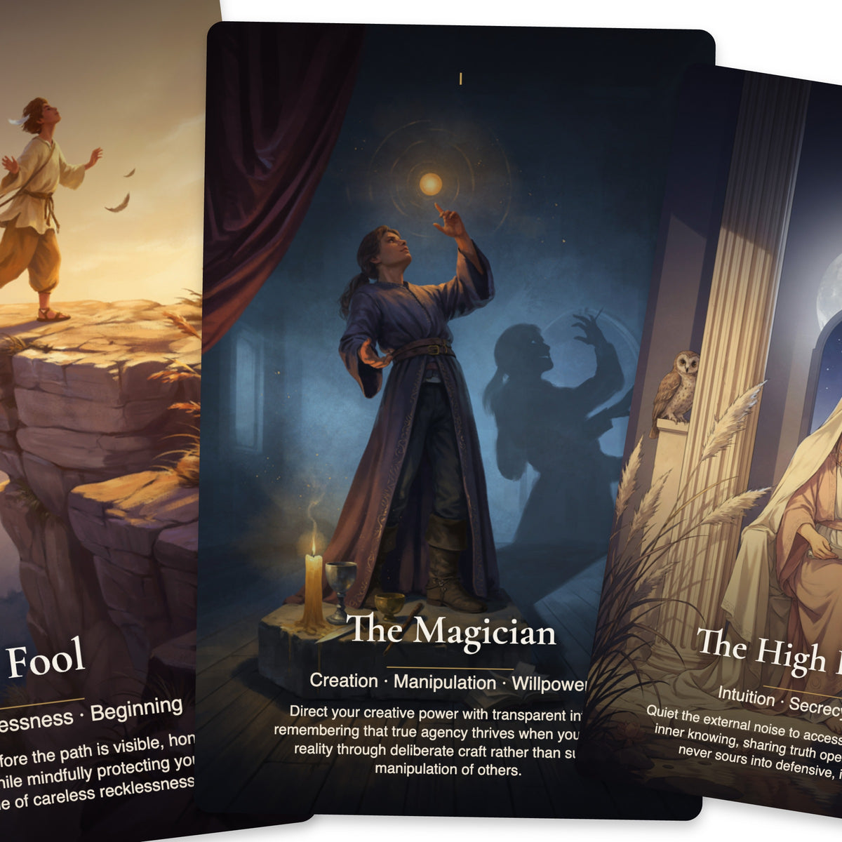 Shadow & Light Tarot — arrangement 4
