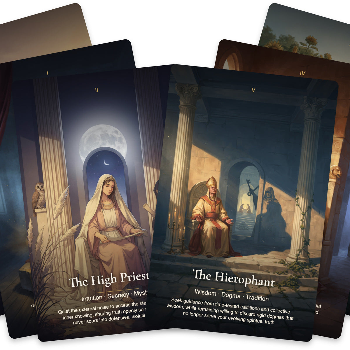Shadow & Light Tarot — arrangement 6