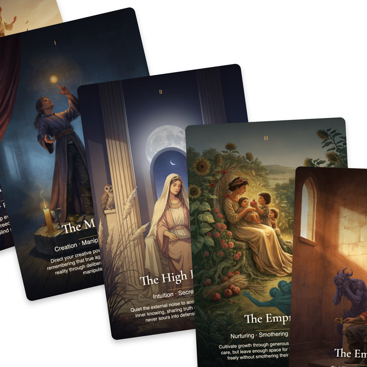 Shadow & Light Tarot — arrangement 8