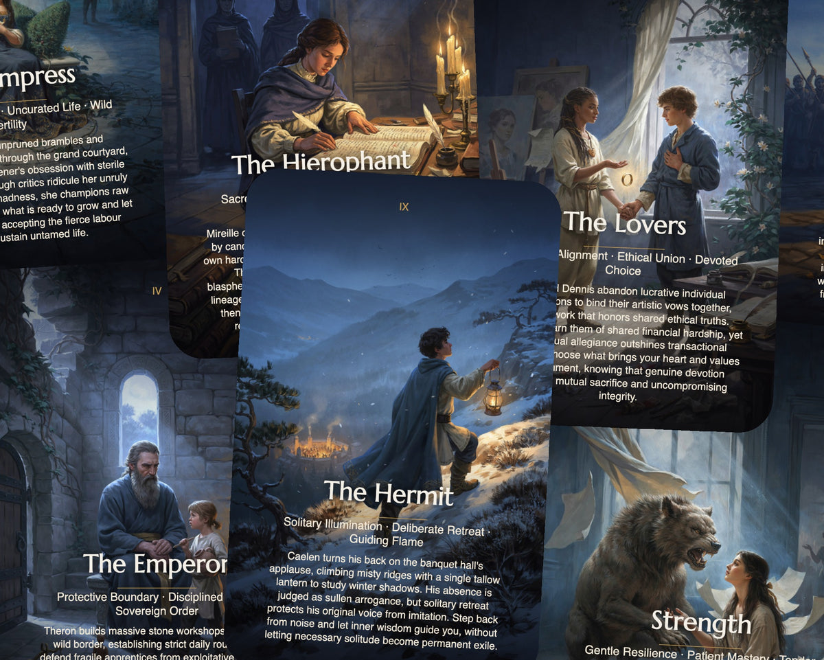 Rebel Muses Tarot — arrangement 2
