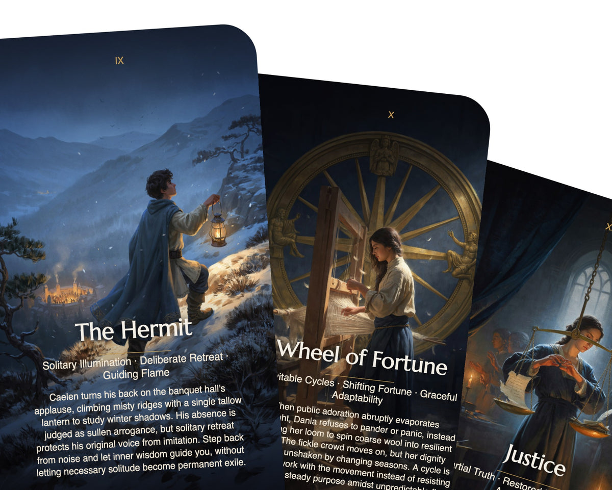 Rebel Muses Tarot — arrangement 8