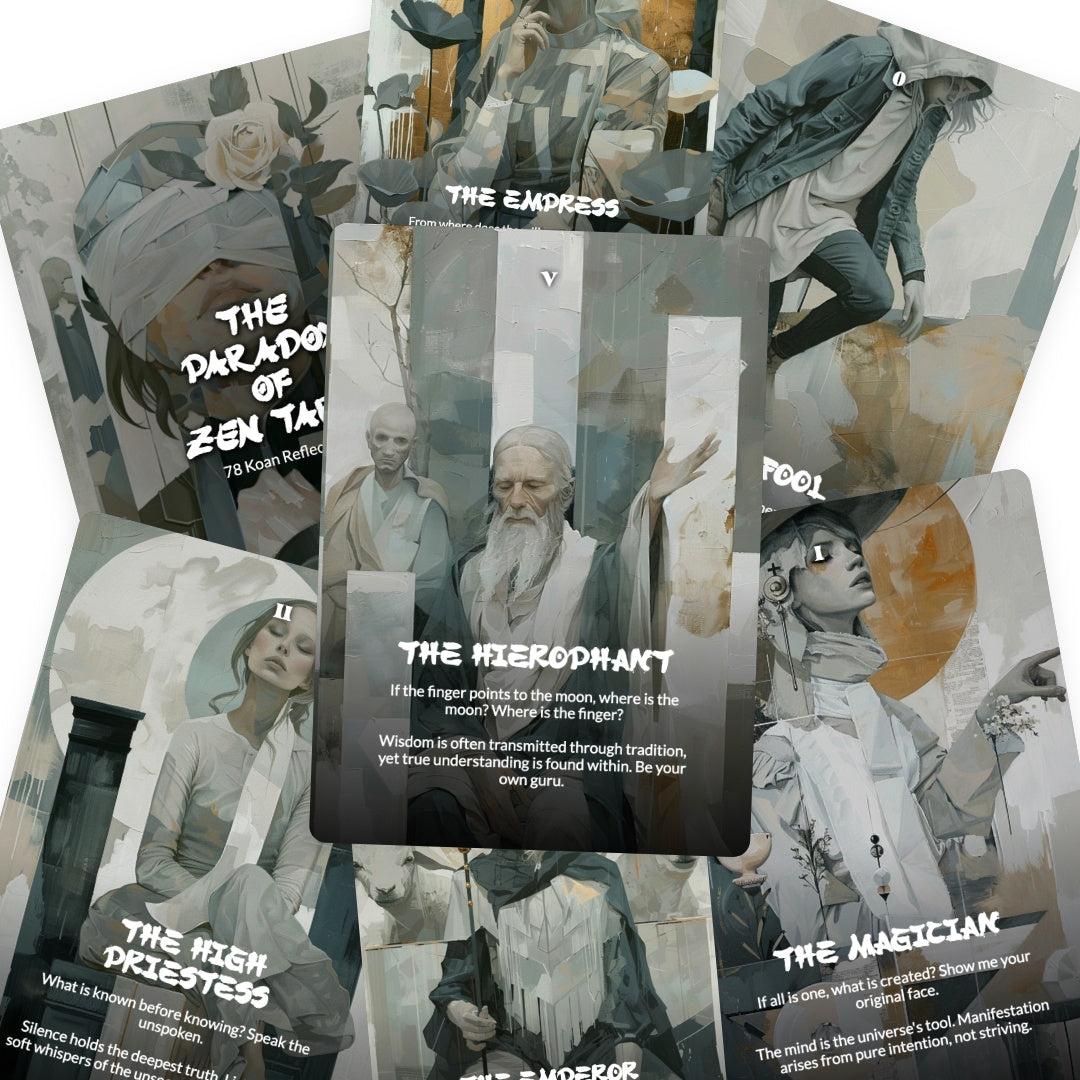 The Paradox of Zen Tarot - 78 Koan Reflections