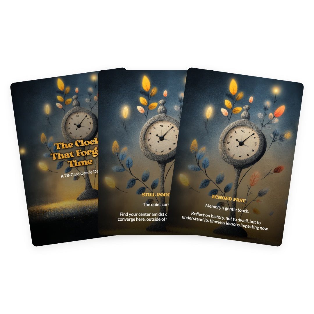 The Clock That Forgot Time - Oracle Cards