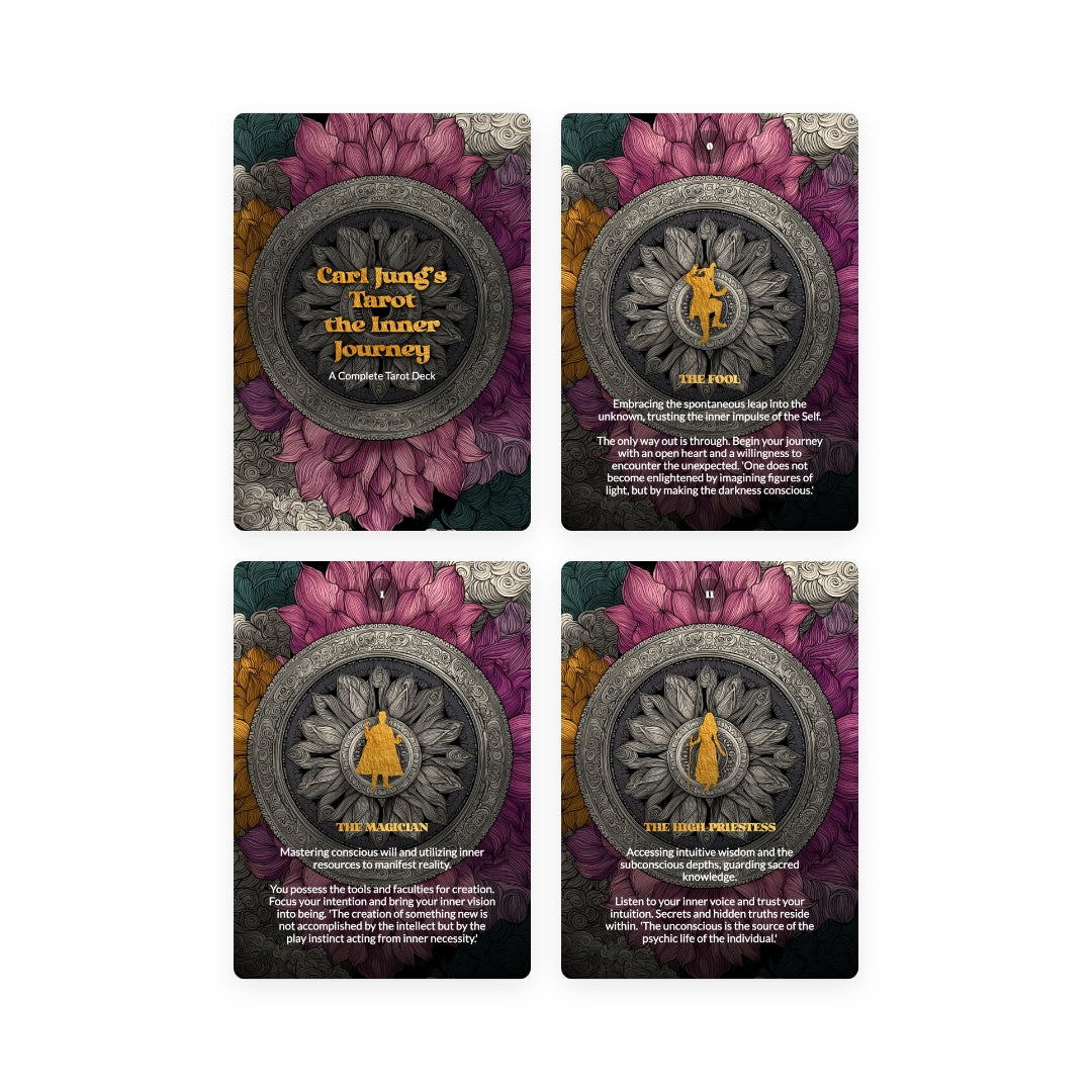 Carl Jung Journey through the Arcana - Tarot cards