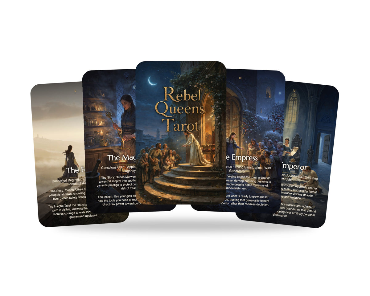 Rebel Queens Tarot — arrangement 1