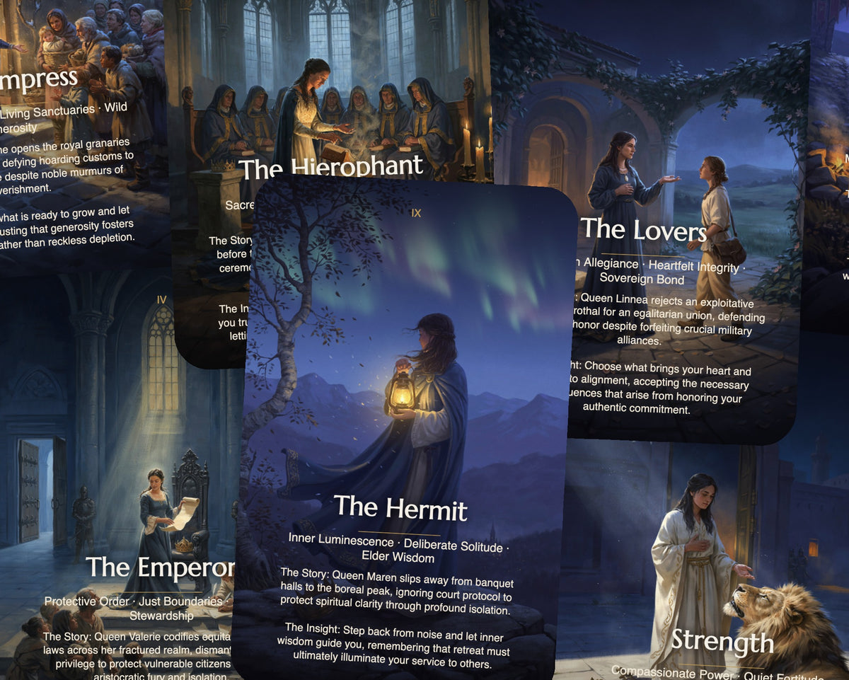 Rebel Queens Tarot — arrangement 2