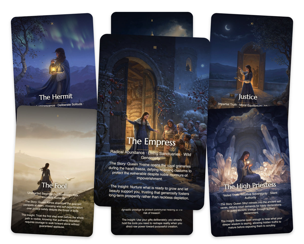 Rebel Queens Tarot — arrangement 4