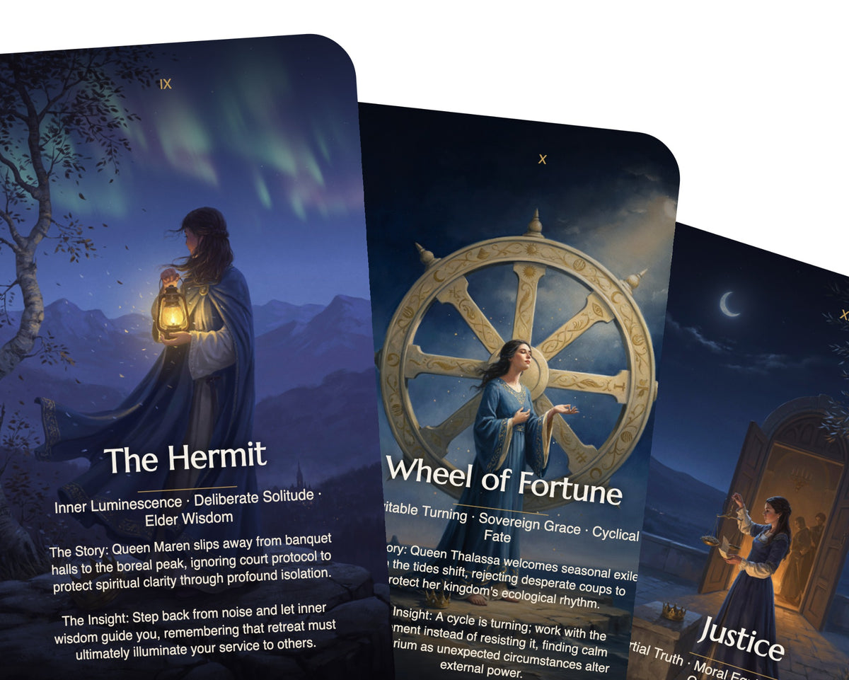Rebel Queens Tarot — arrangement 8