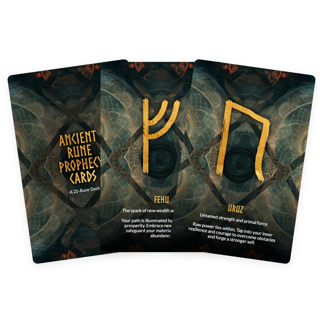 Ancient Rune Prophecy Cards