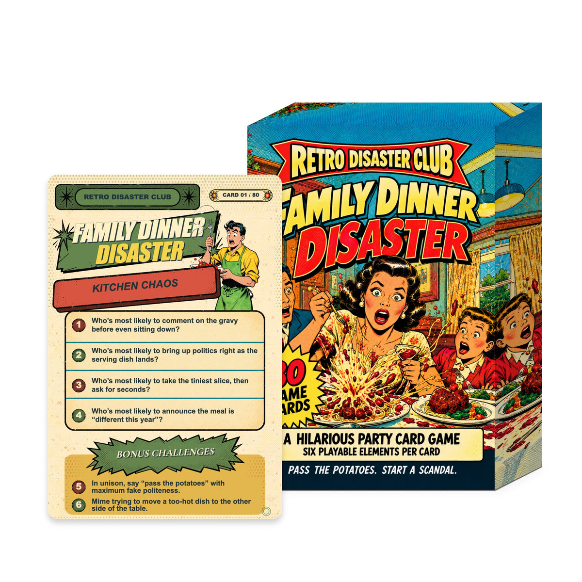 Family Dinner Disaster — arrangement 1