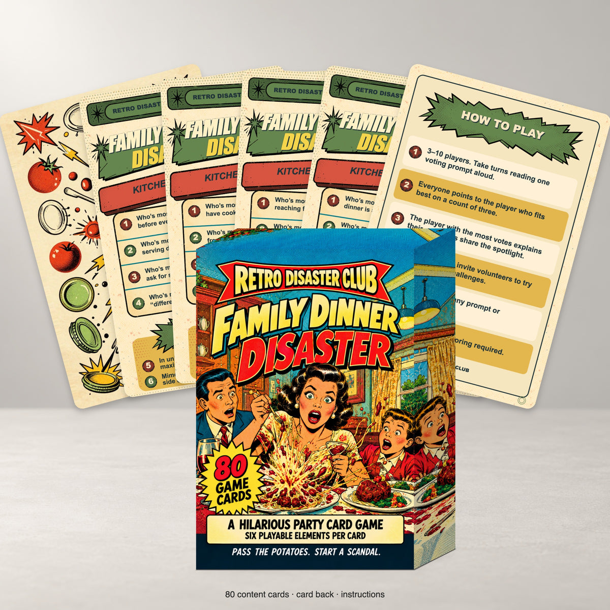 Family Dinner Disaster — arrangement 4