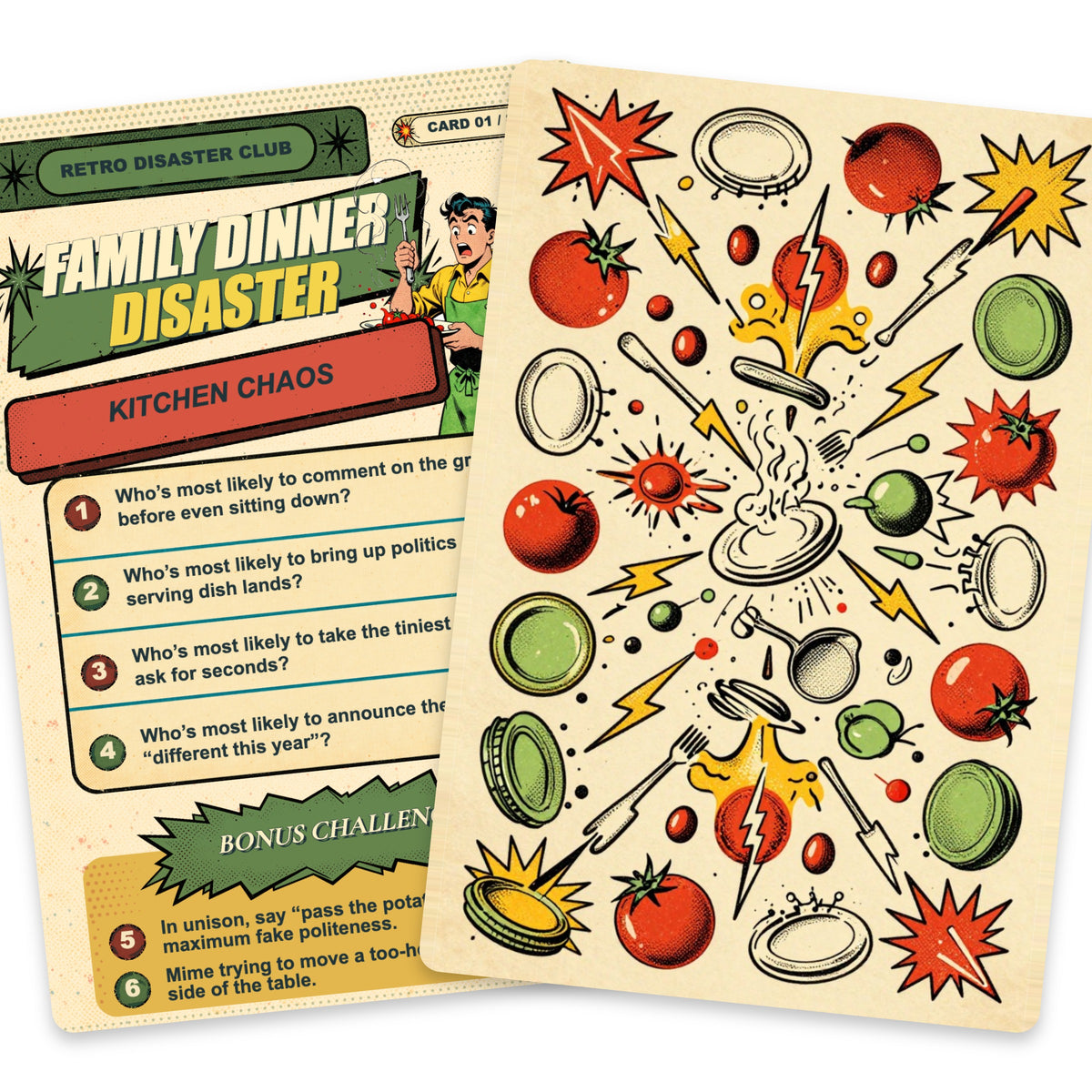 Family Dinner Disaster — arrangement 7