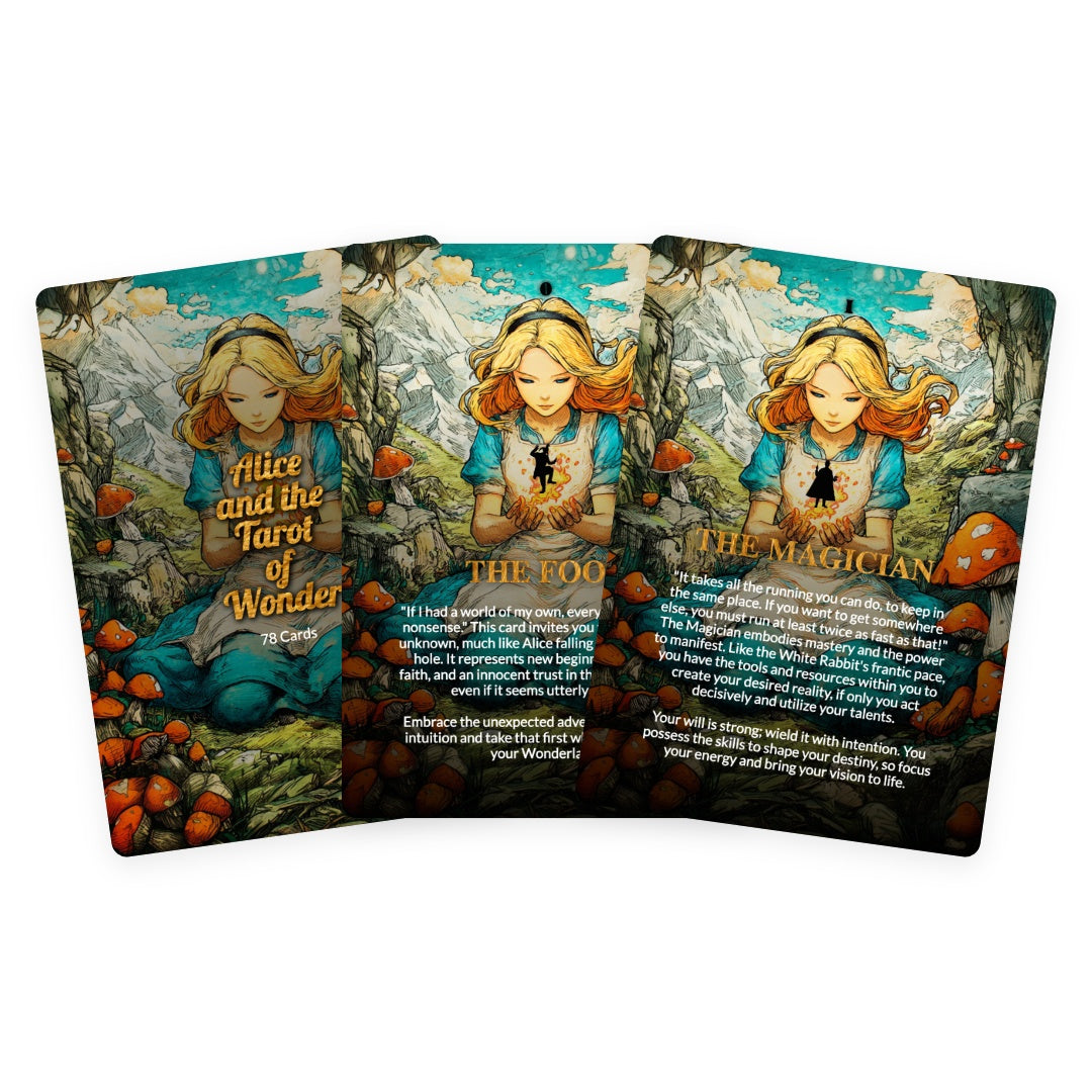 Alice and the Tarot of Wonder - 78 Cards
